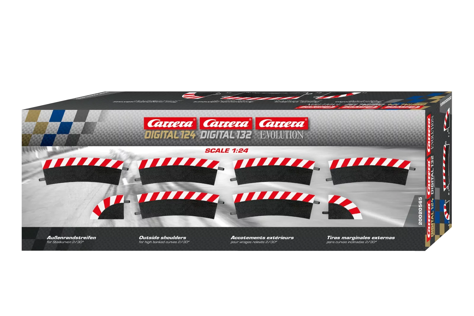 Outside Shoulder for high banked curve 2/30° (6), end piece (2) - Image 2