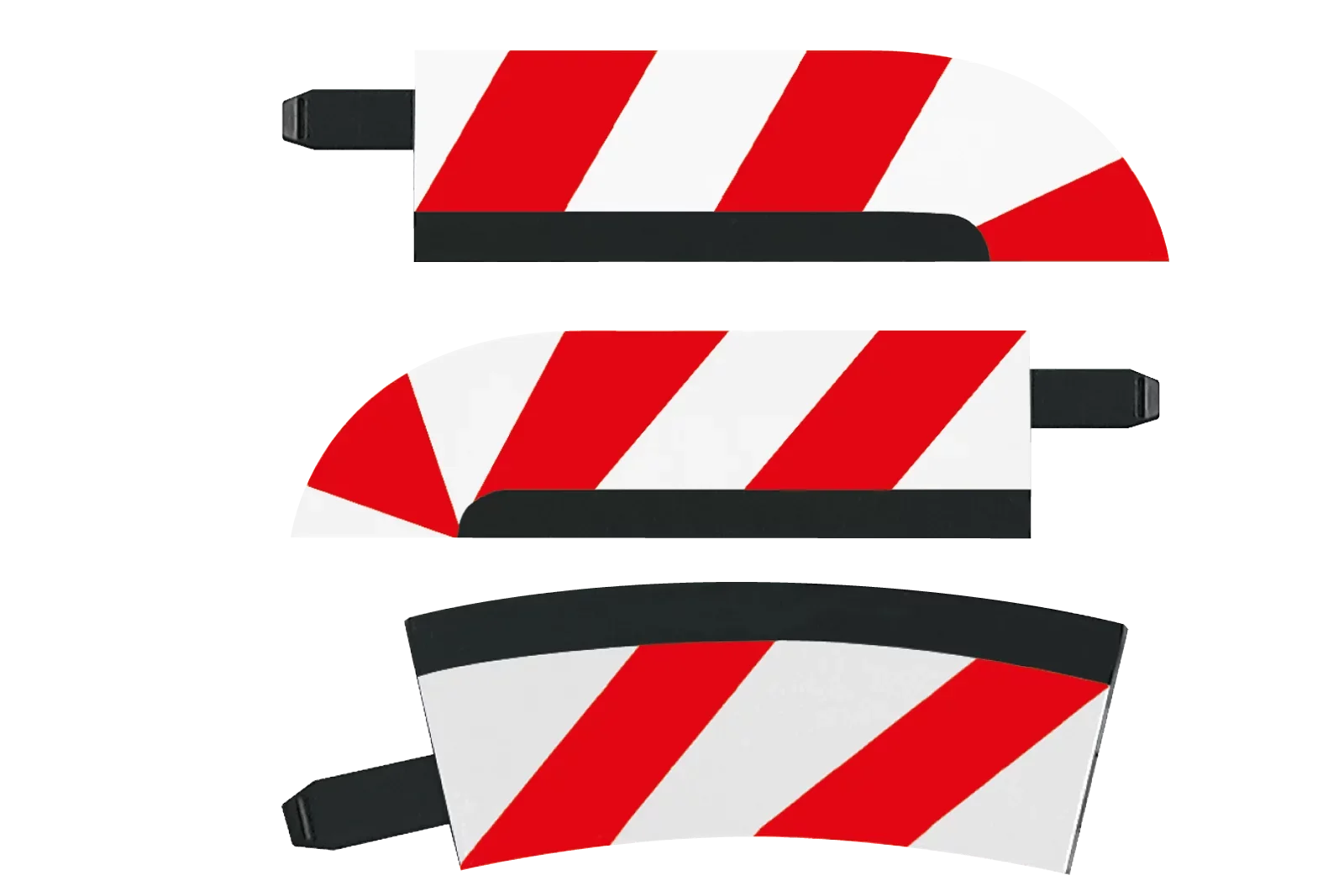 Inside Shoulder for high banked curve 1/30° (6), end piece (2)