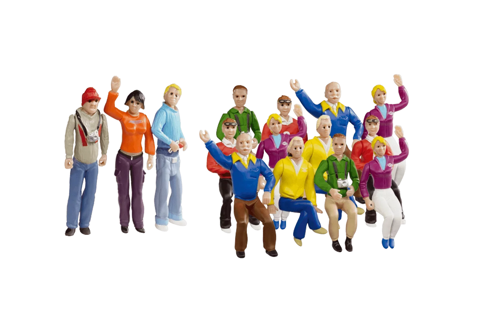 Set of figures Fans