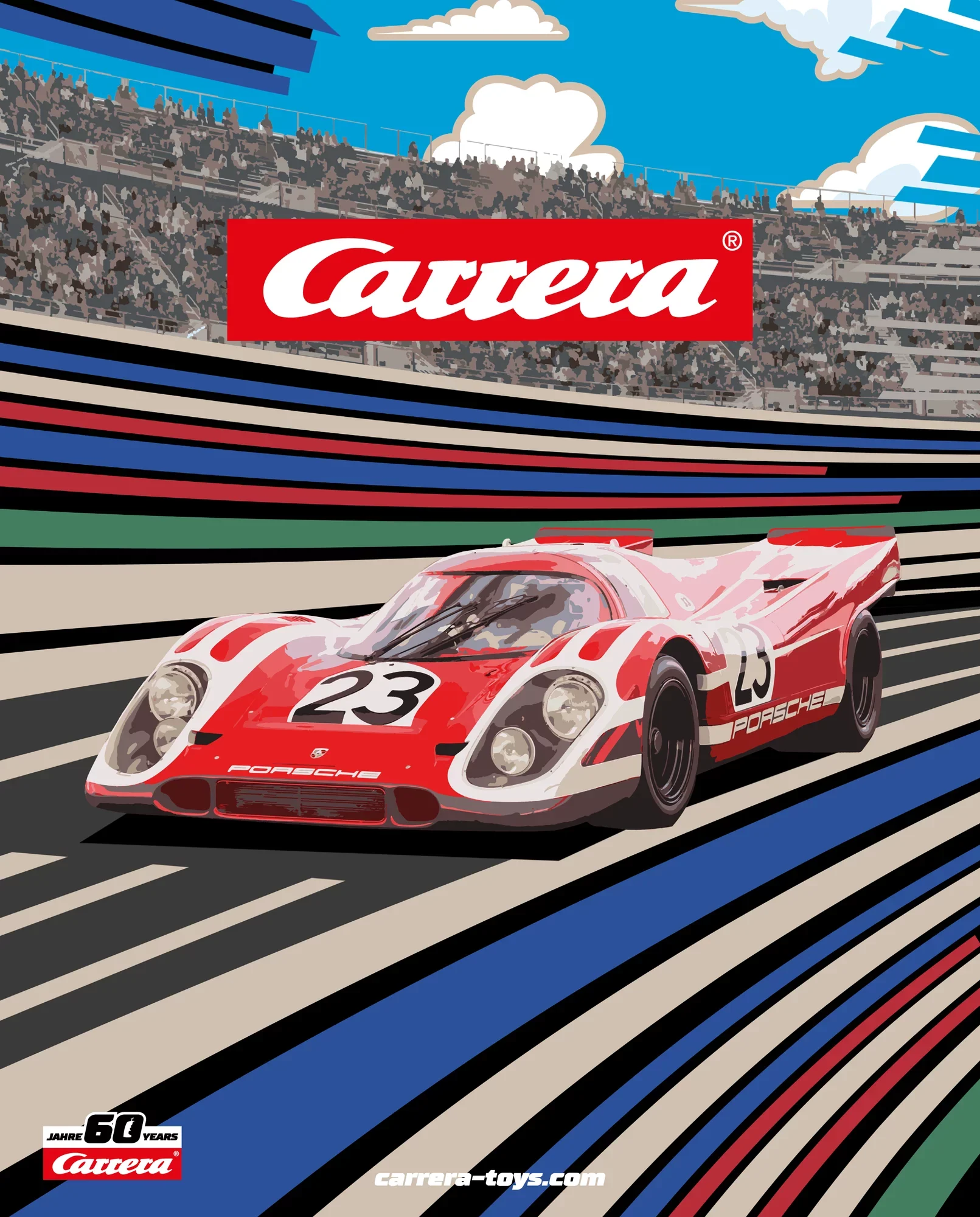 Tin Plate Sign 60 Y Carrera - 2
