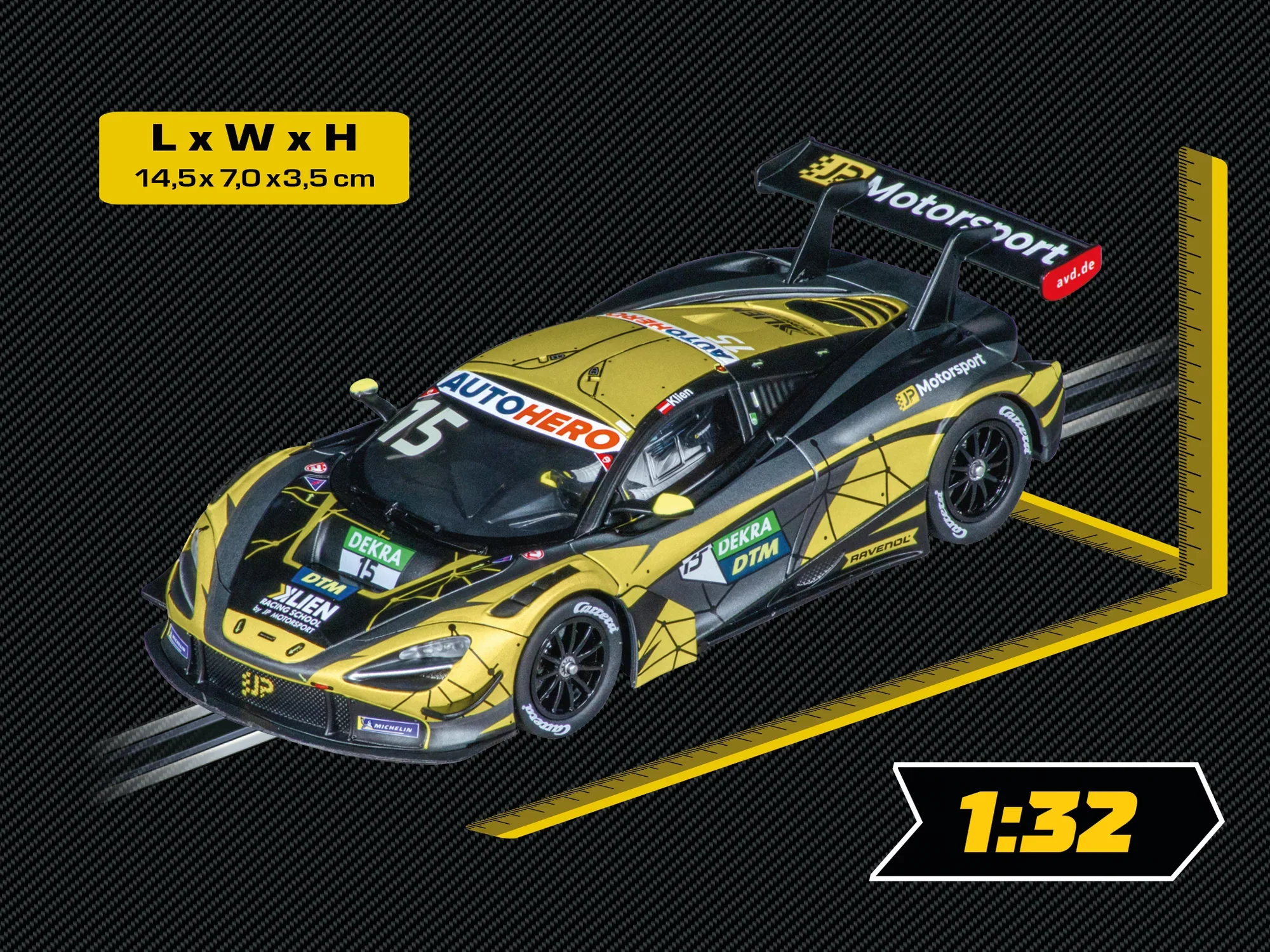 McLaren 720S GT3 "JP-Motorsport, No.15" DTM 2021 - Image 6