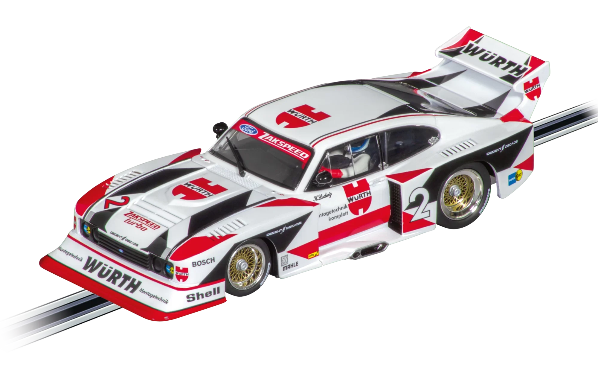Ford Capri Zakspeed Turbo "Würth-Zakspeed-Team, No.2"