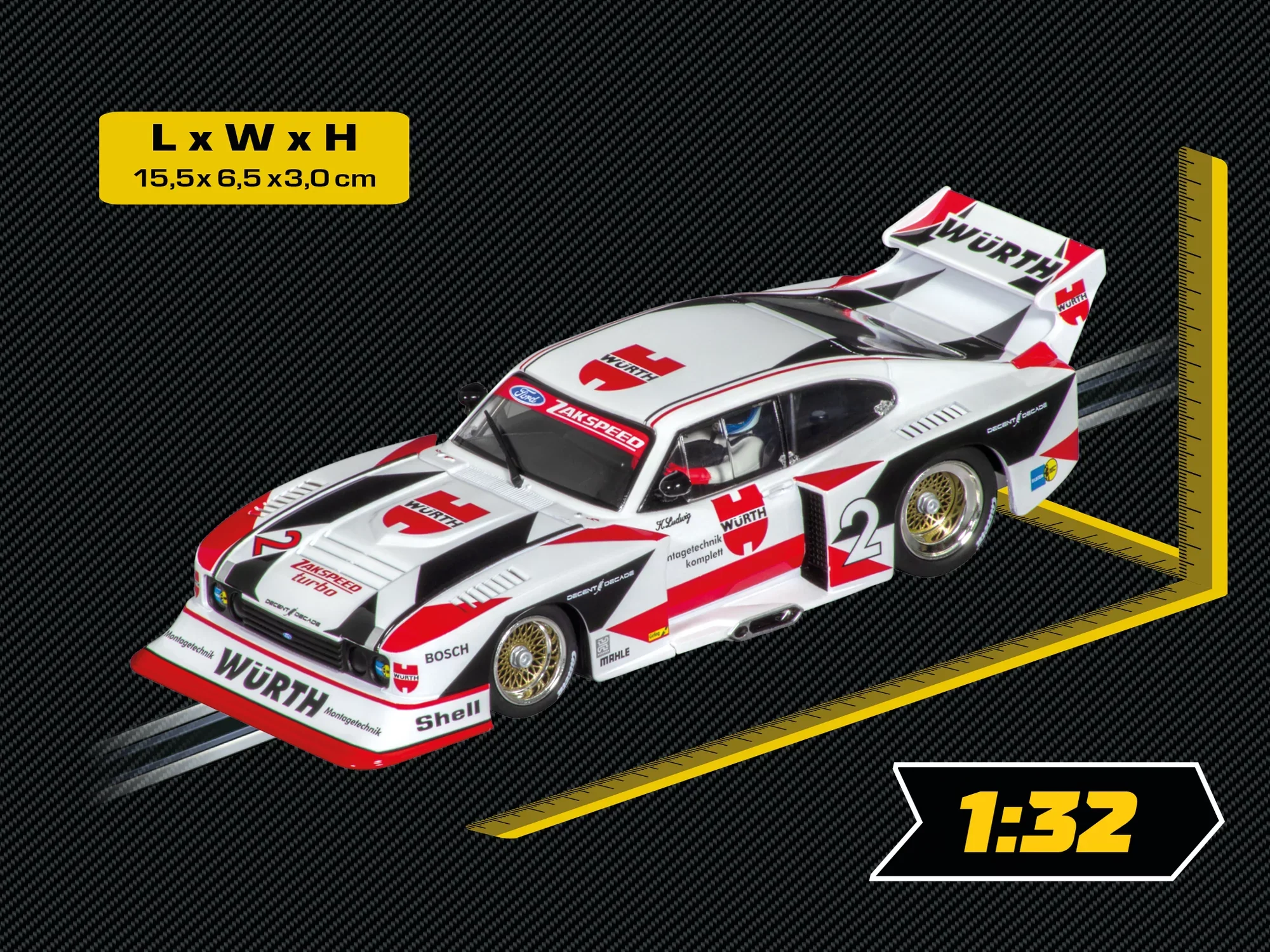 Ford Capri Zakspeed Turbo "Würth-Zakspeed-Team, No.2" - Image 2