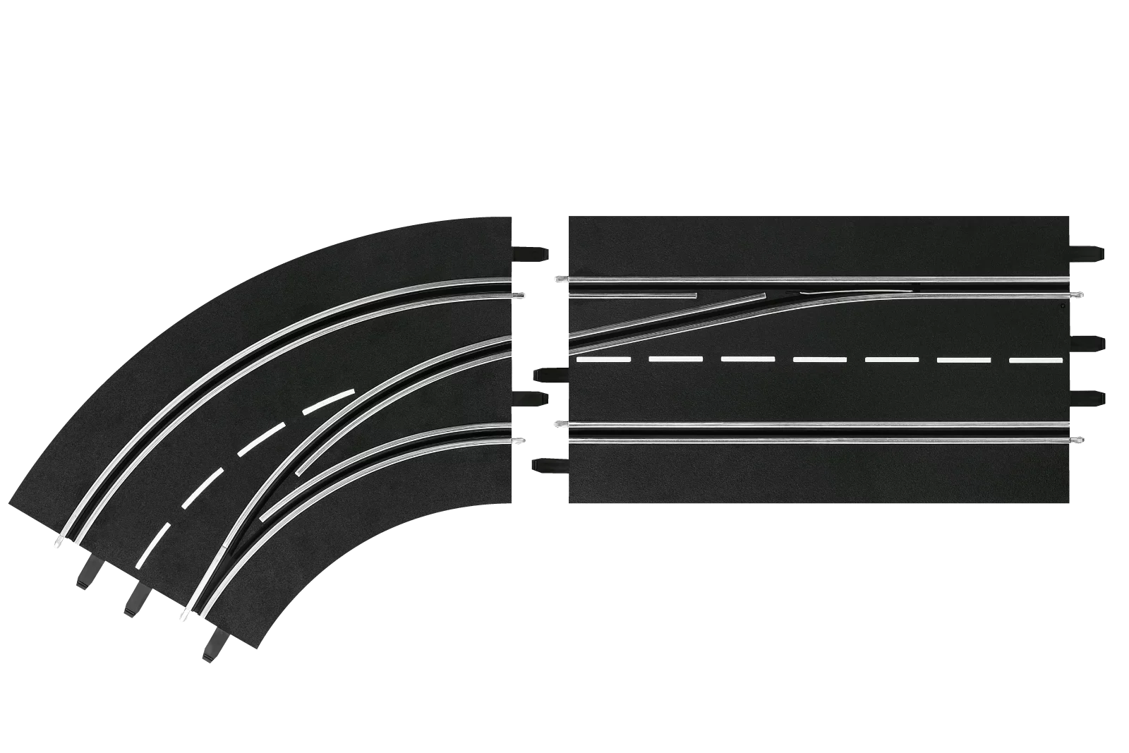 Lane Change Curve left, out to in