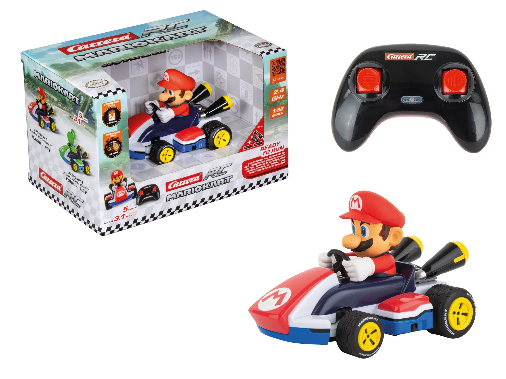 2,4GHz Mario Kart™ Race Kart 1:32, Mario - Image 3