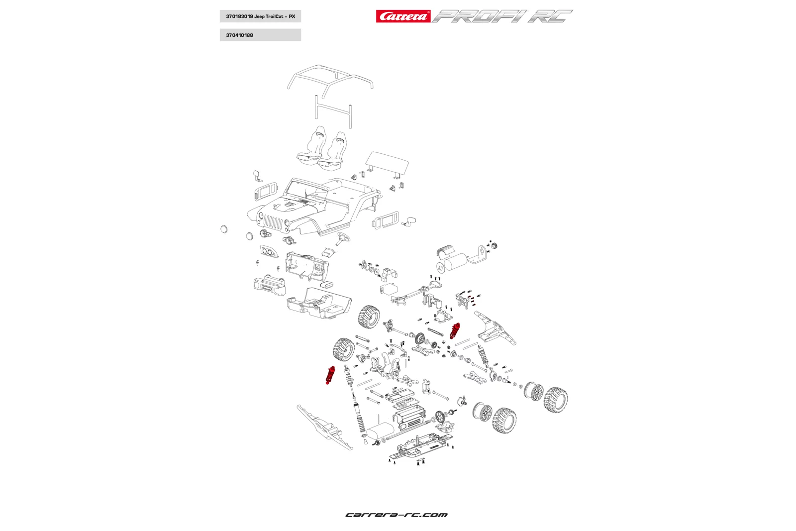 Suspension set 2 pcs. - Profi RC - Image 2