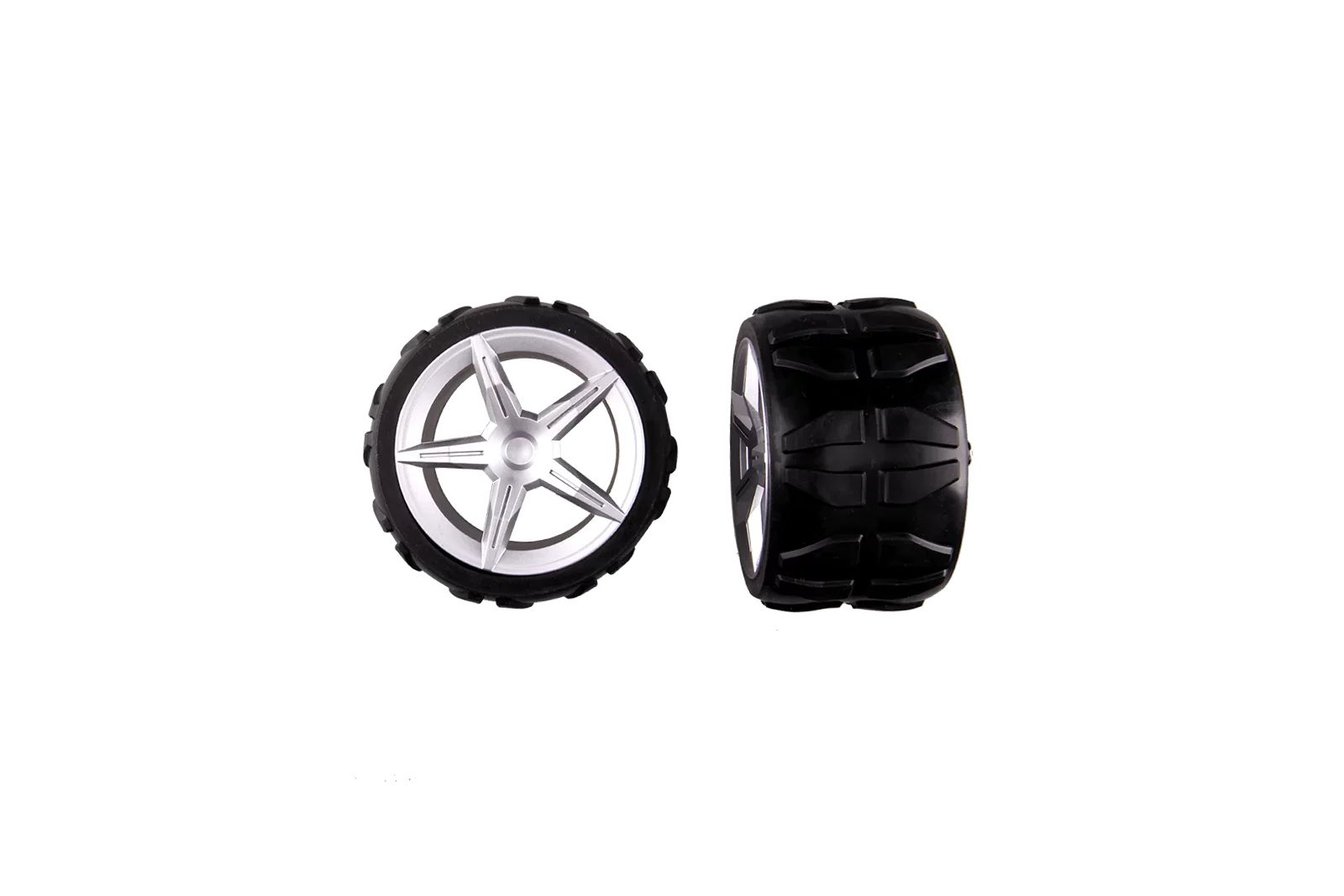 2 Front wheels with rims & Wheel suspension for 24hr Tow Truck (162076)