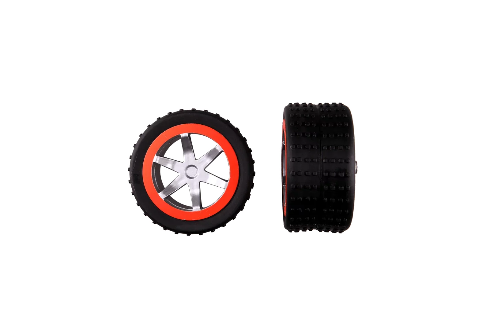 2 front wheels with rims & Wheel suspension for Agent Black Pursuit (162077)