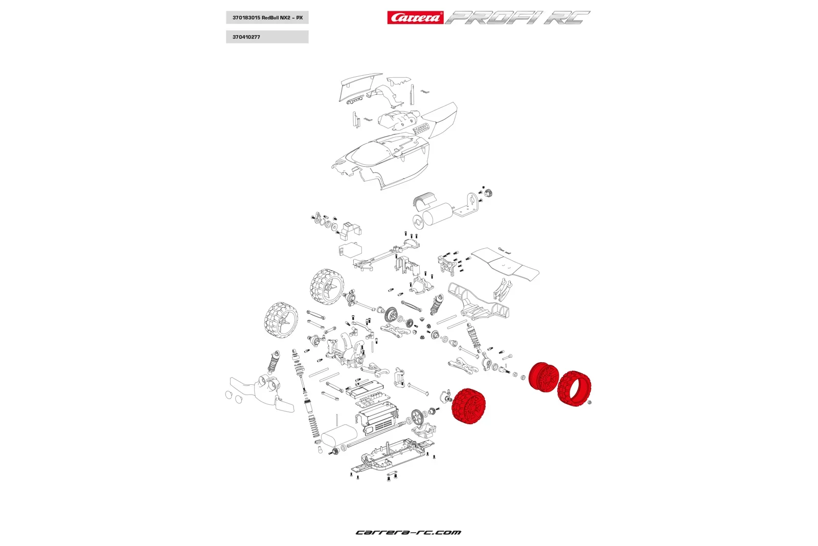 Tyre set (2 pcs.)  for Red Bull NX2 - Image 2
