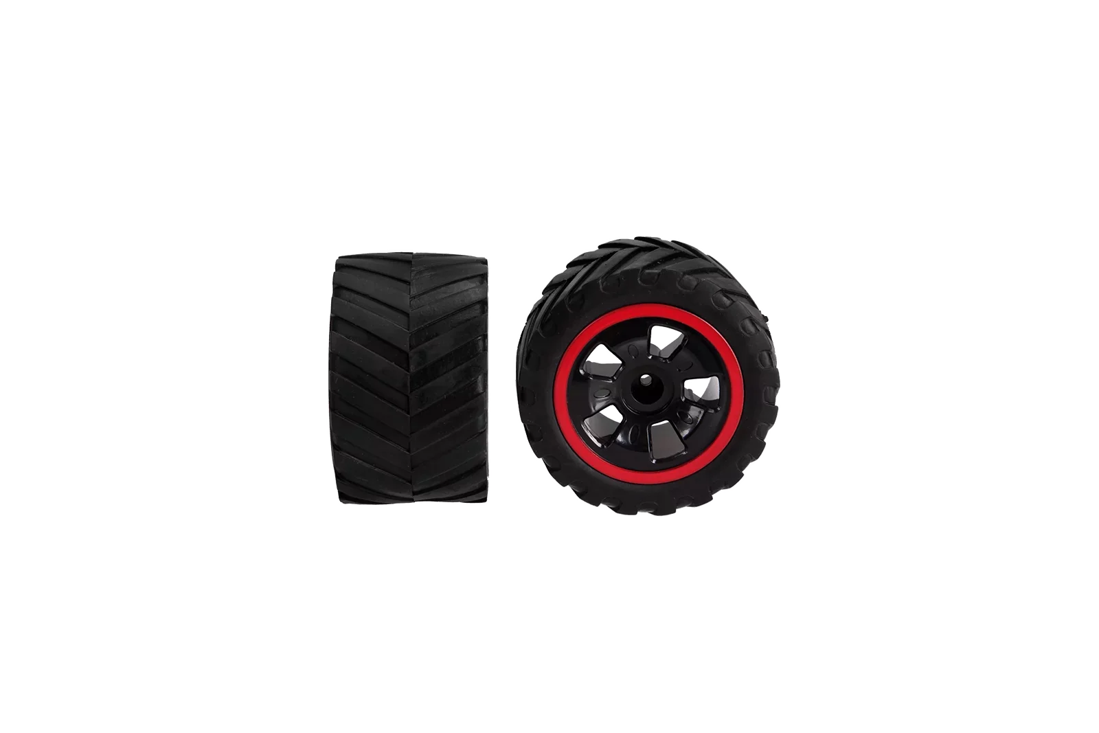 2 rear tyres with wheel rims for Short Breaker (180107)