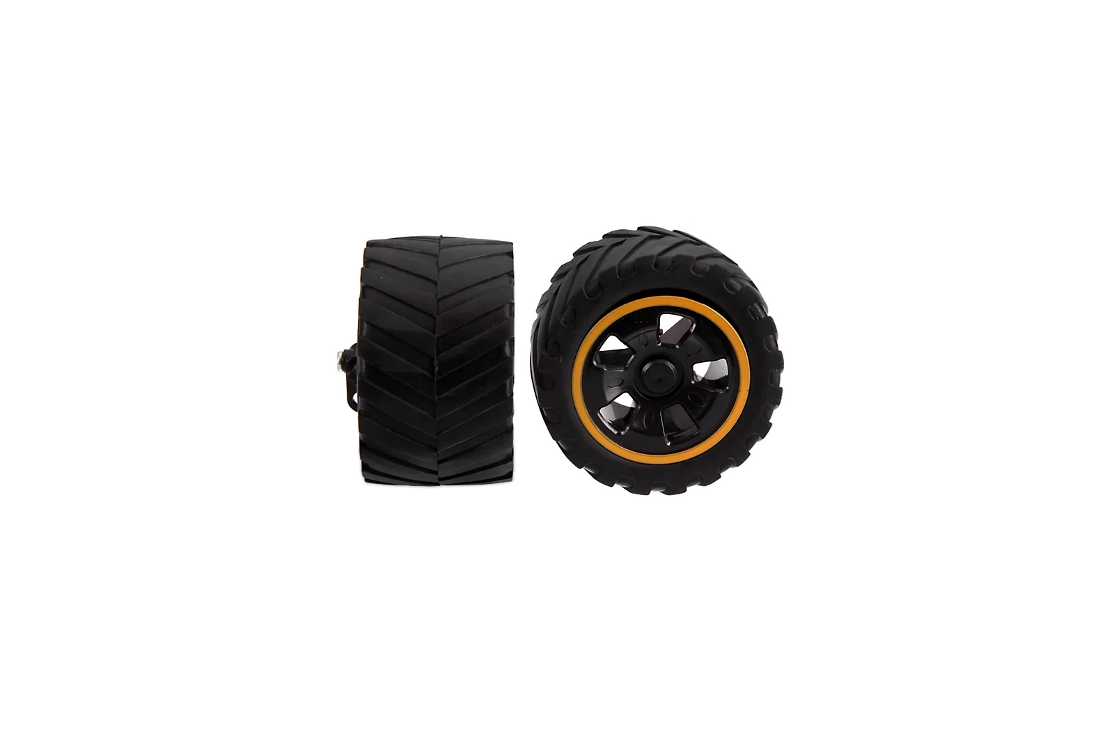 2 front wheels with steering knuckle