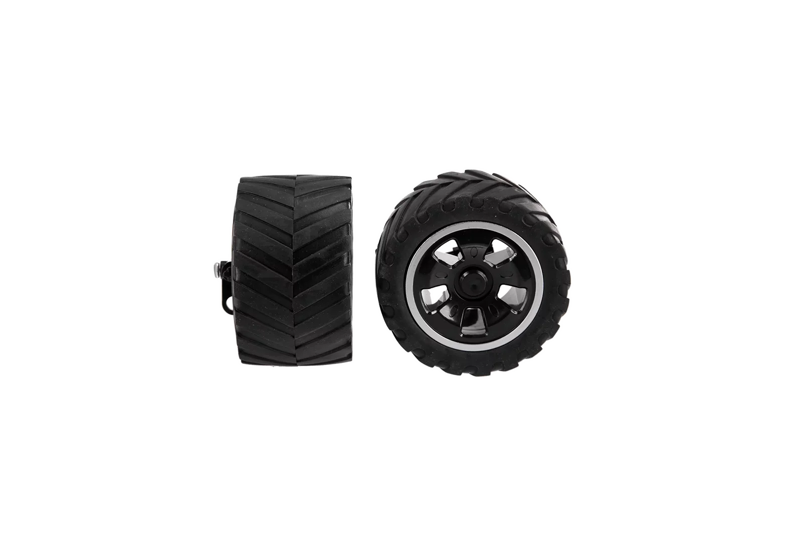 2 front wheels with rims for Black Enforcer (180109), Black Enforcer 2 (370180113, 370180109)