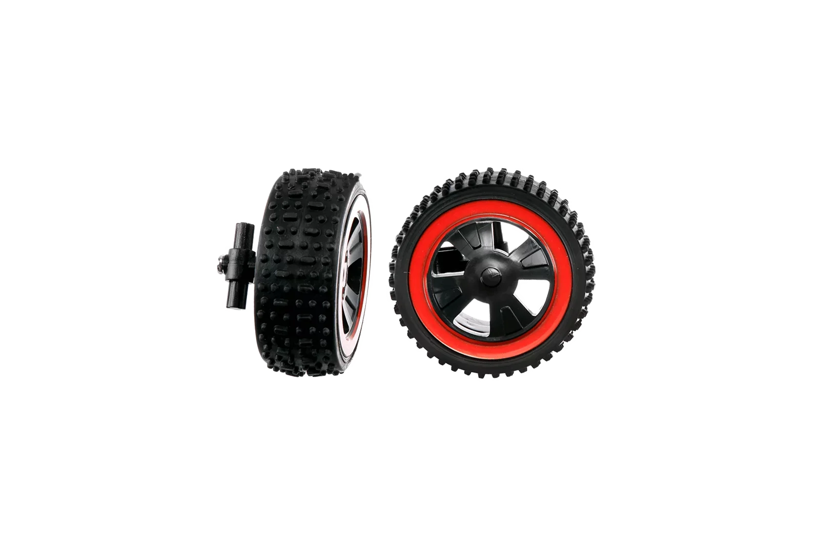 2 front wheels with rims & Wheel suspension for Red Speeder (201018)