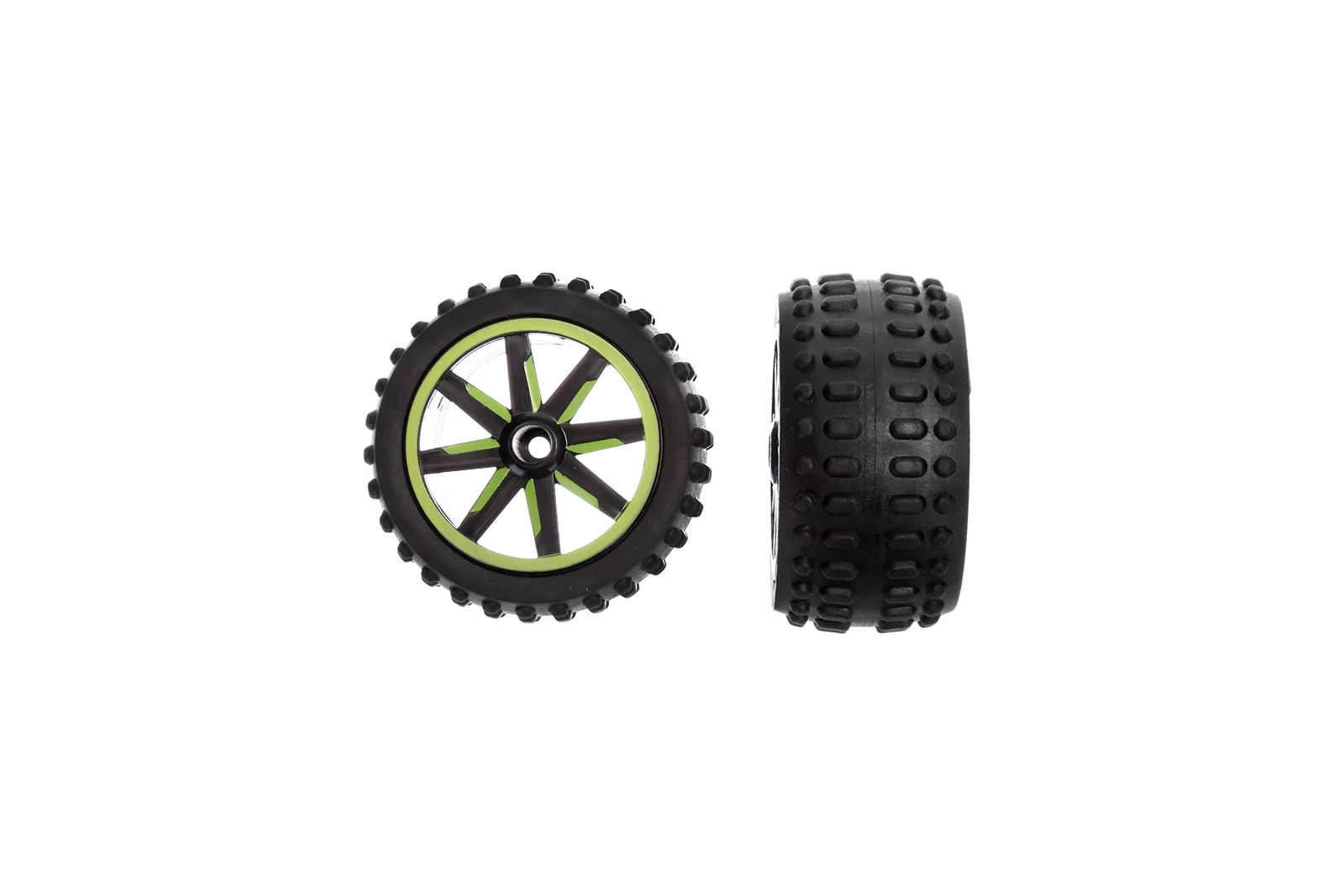 2 rear tyres with wheel rims for Green Stroke (370202013)