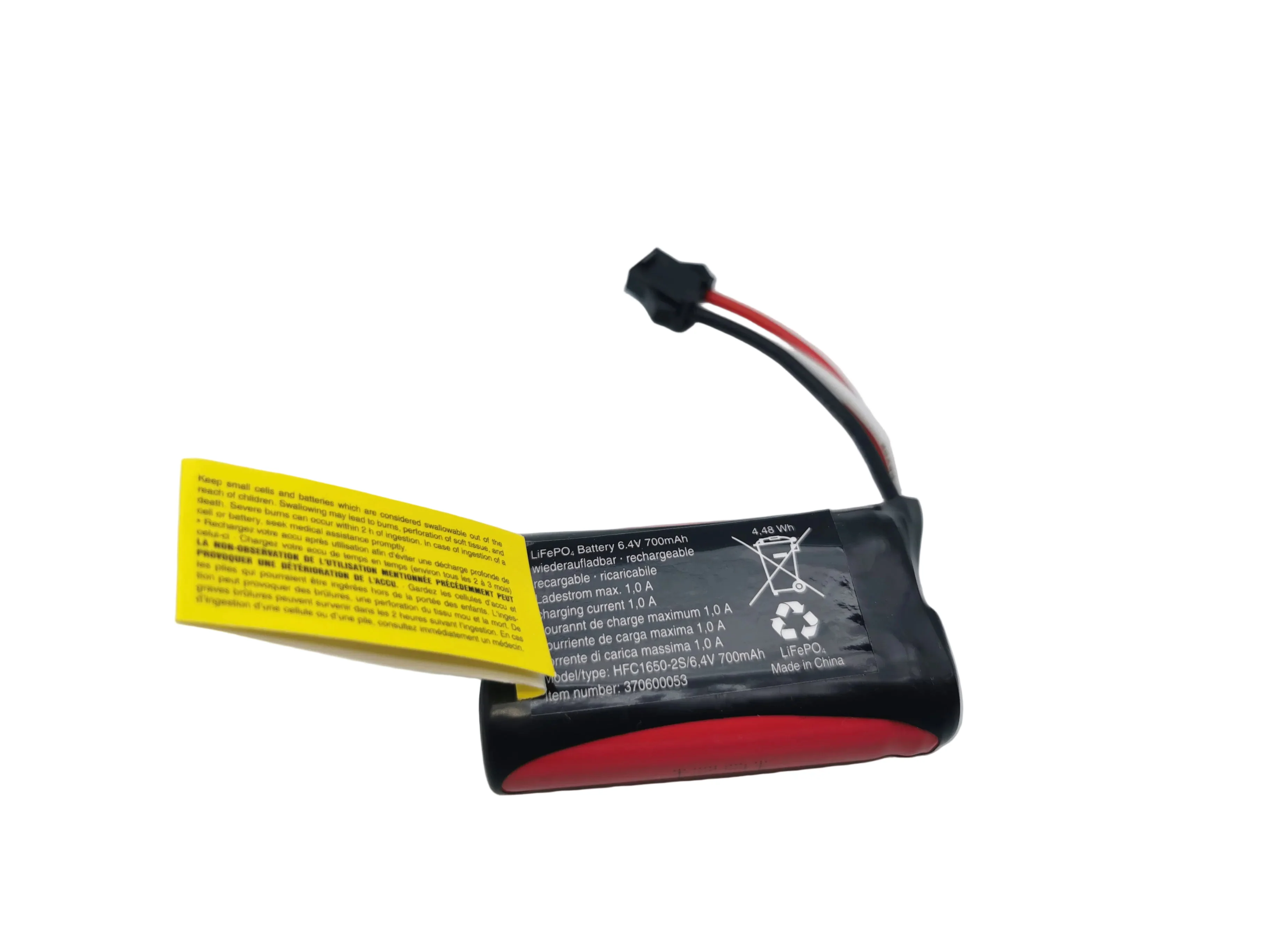 LiFePo4 BATTERY 6,4V 700mAH 7A - Image 2