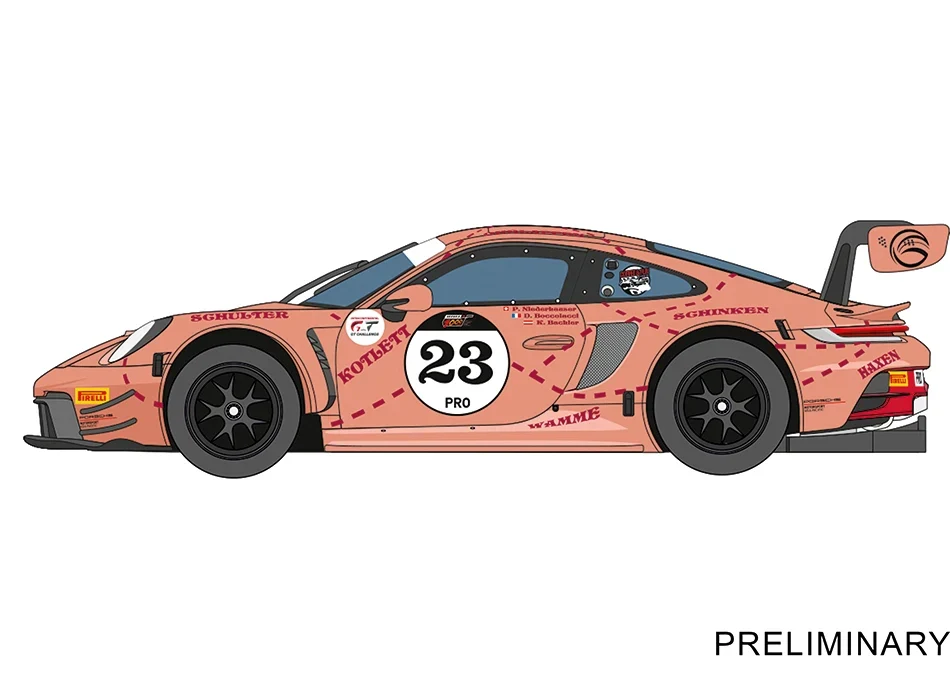 Porsche 911 GT3 R "Phantom Global Racing, No.23" mit Controller